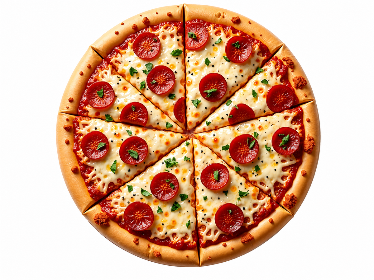 Diepvries pizza