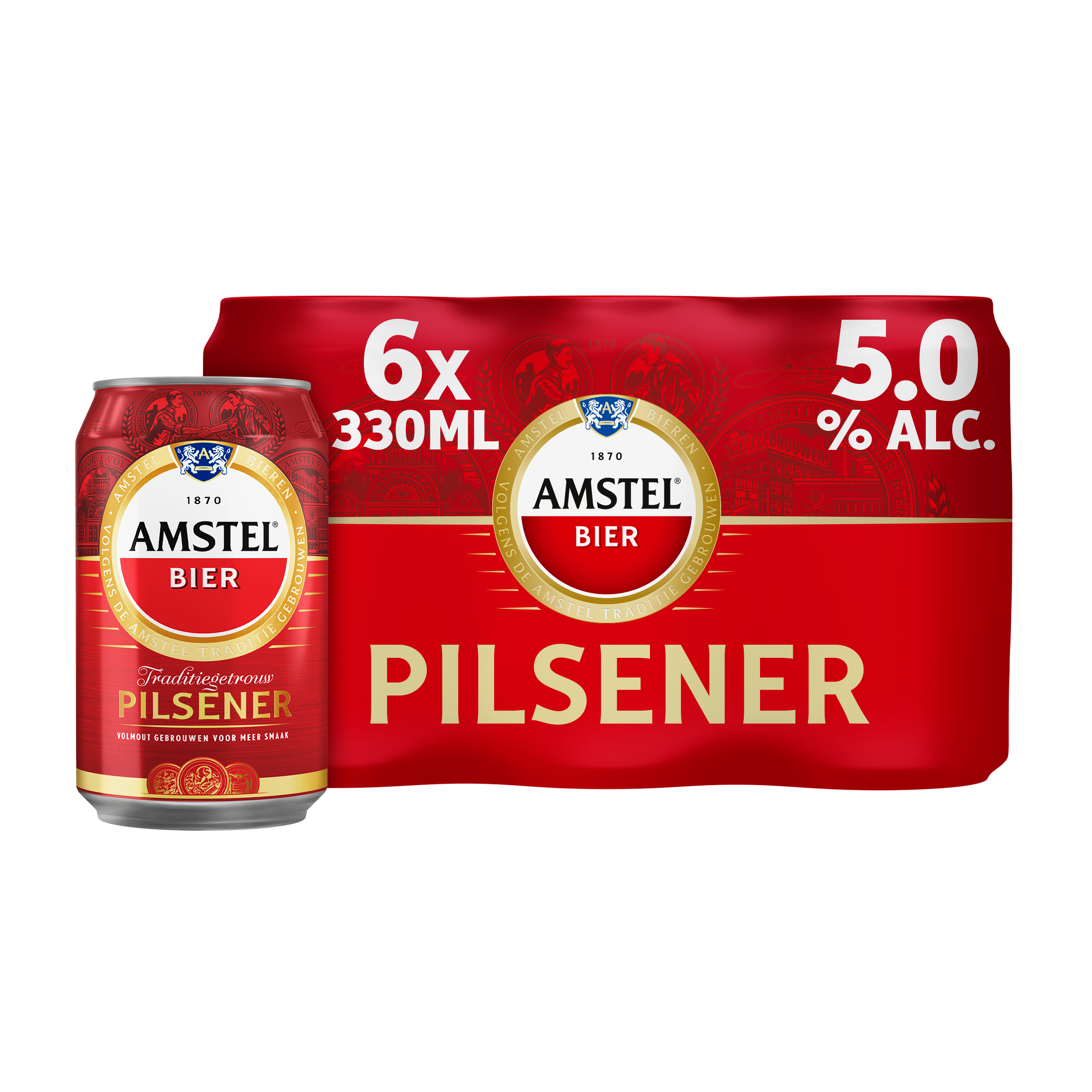 Amstel Pilsener blikjes 6x6 33 cl