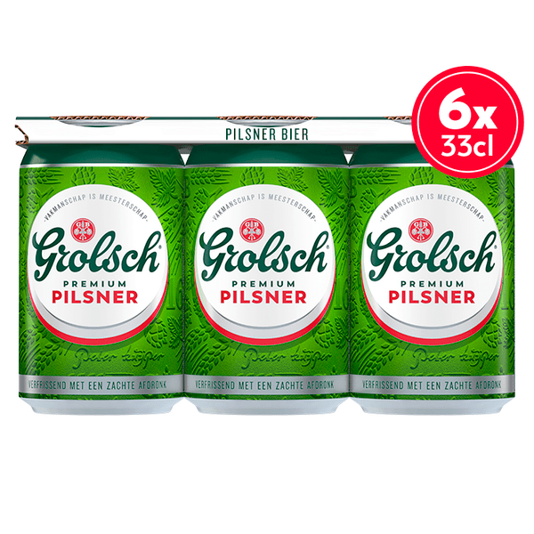 Grolsch Pils 6x6 33cl