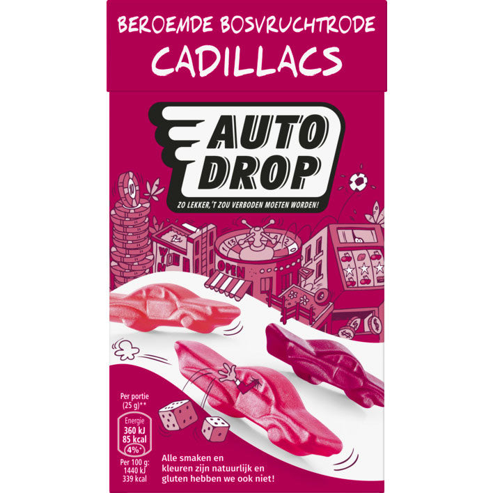 Autodrop Rode Cadillacs 280g