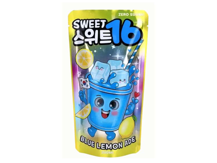 Sweet16 Blue Lemon Ade Zero Sugar