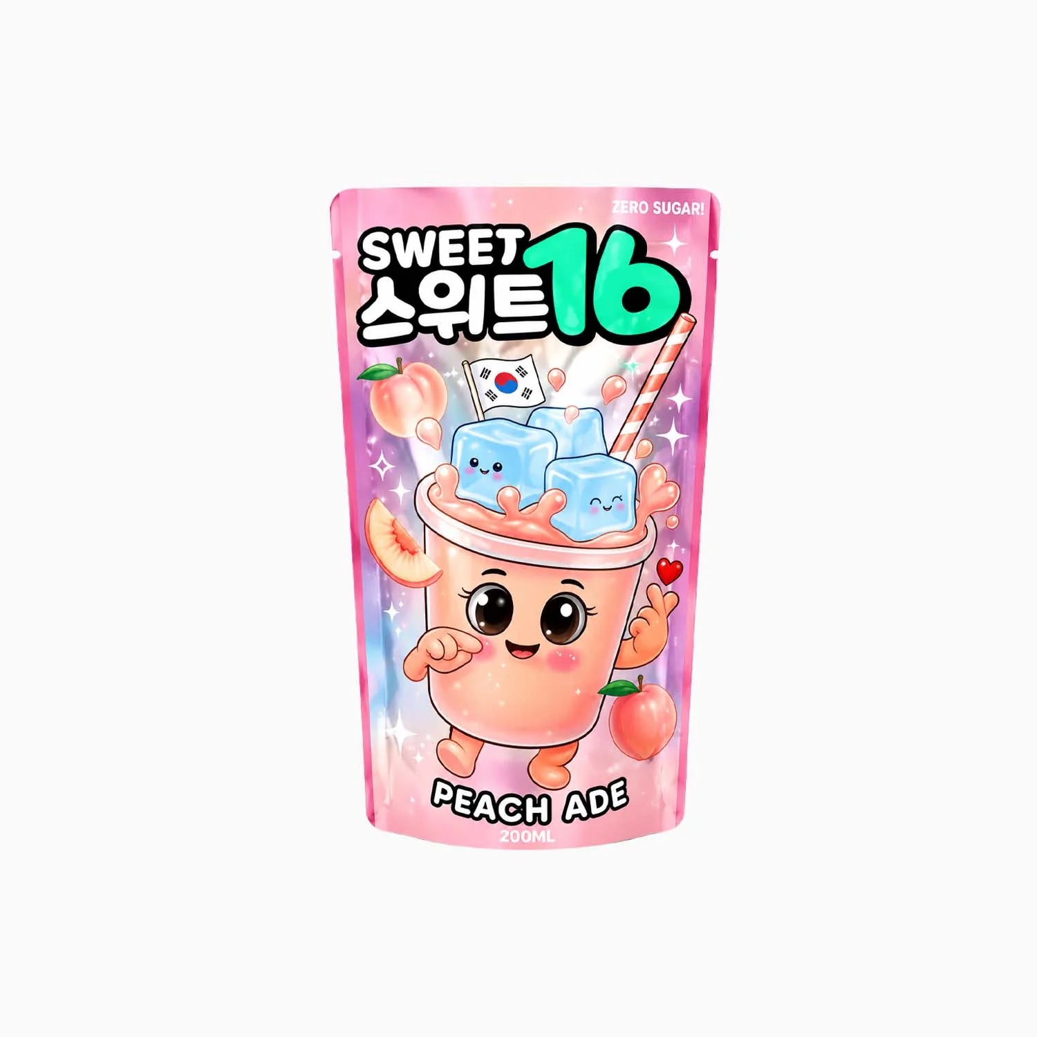 Sweet16 Peach Ade Zero Sugar