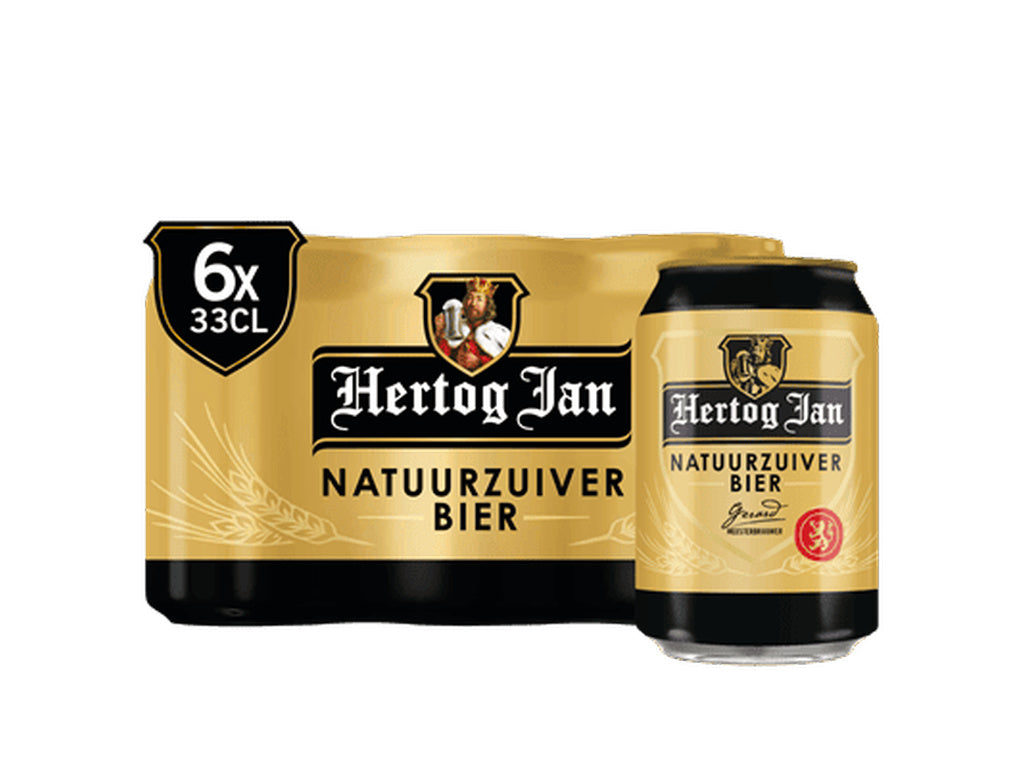 Hertog Jan Pilsener blikjes 6x6 
33 cl