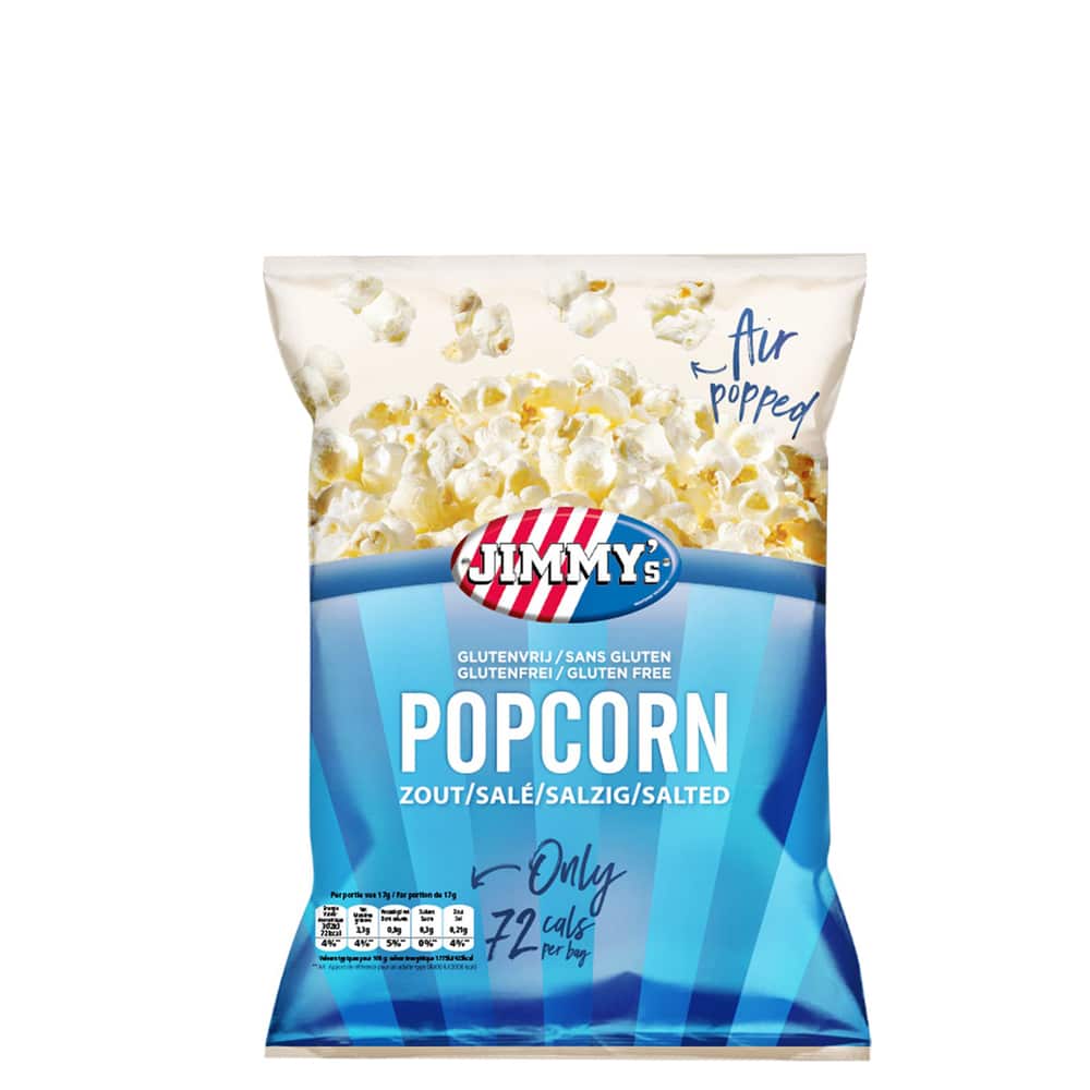 Jimmy’s Popcorn Zout 100g