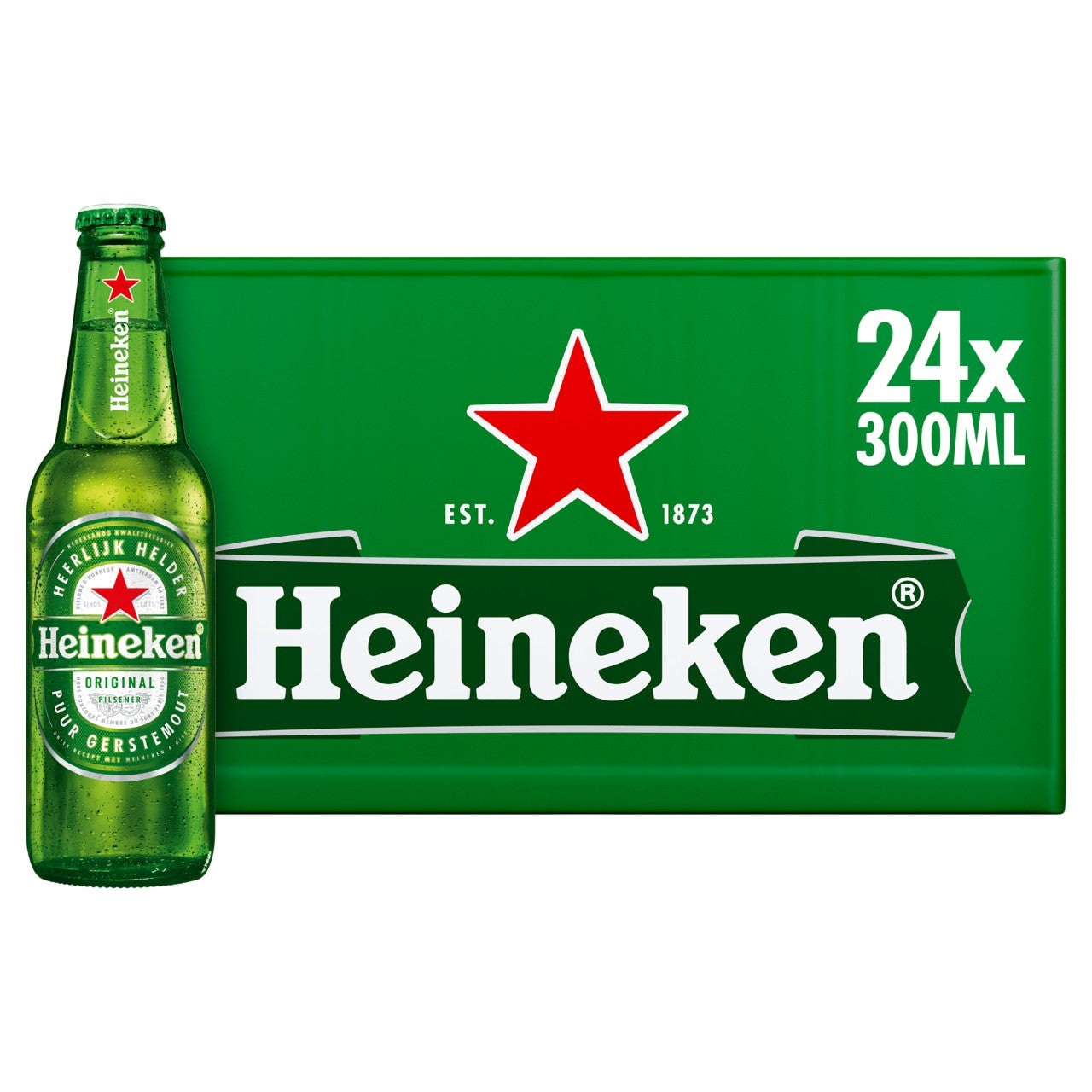 Heineken Premium Pilsener Star Bottle 30cl 24x
