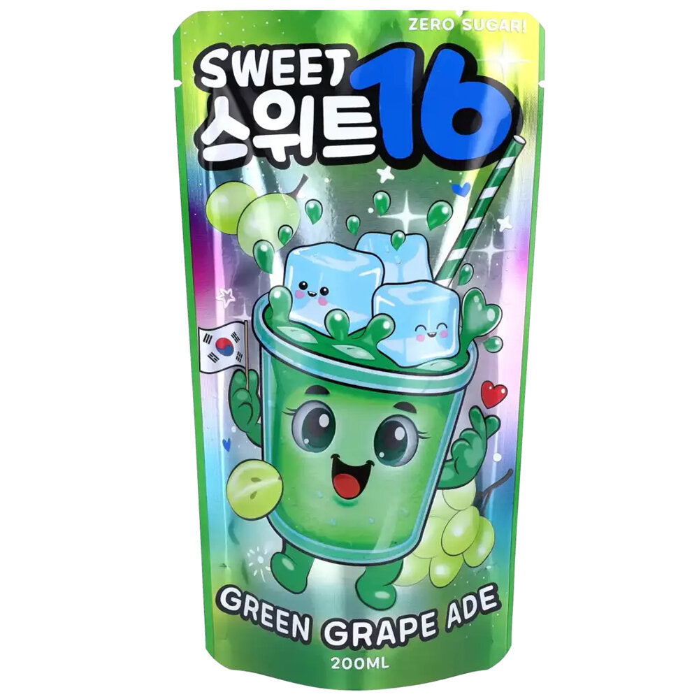 Sweet16 Green Grape Ade Zero Sugar